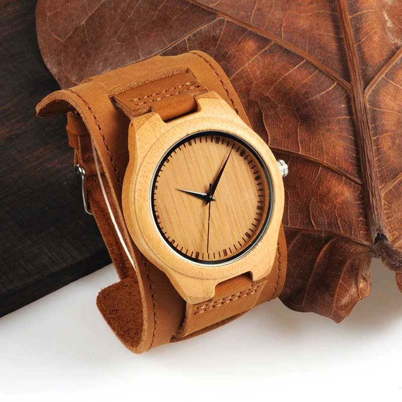 bamboo leather watch (11)