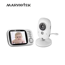 3.2 inch Wireless Video Color Baby Monitor High Resolution Baby Nanny Security Camera Night Vision Temperature Monitoring