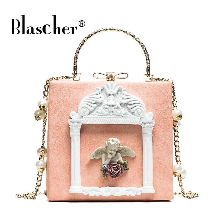 Blascher High-end ужин посылка для барокко Ангел сумочка Diamond Box пакет цепи плечо