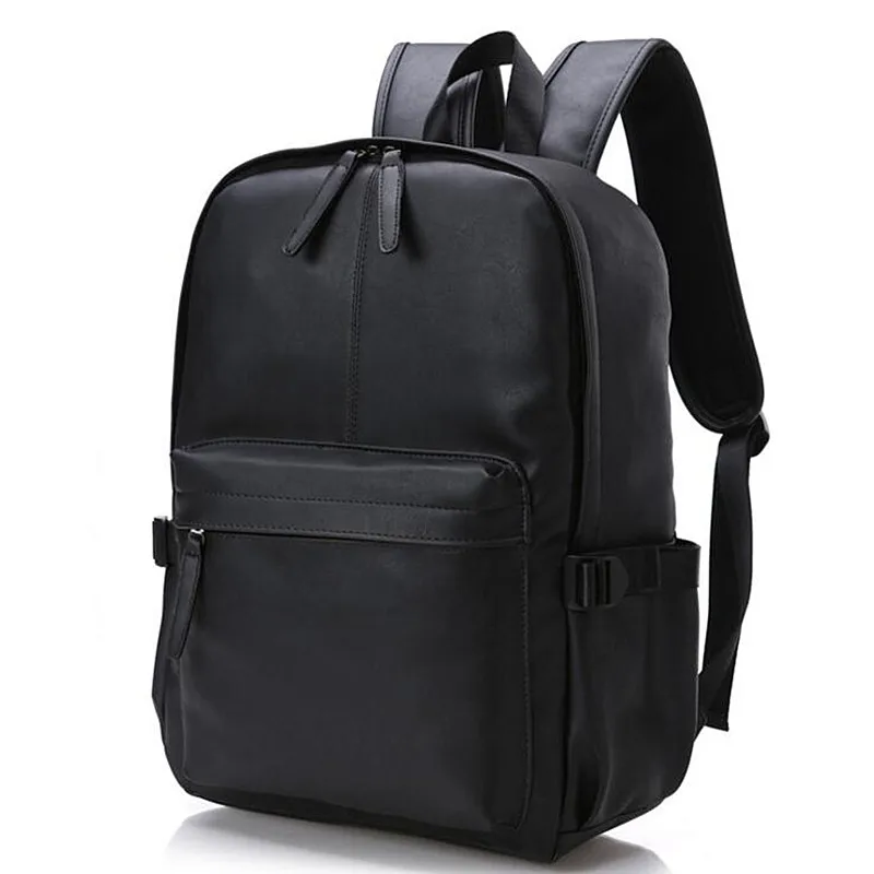 2016 PU Leather Men's Backpacks Designer Brand Fashion Preppy Style