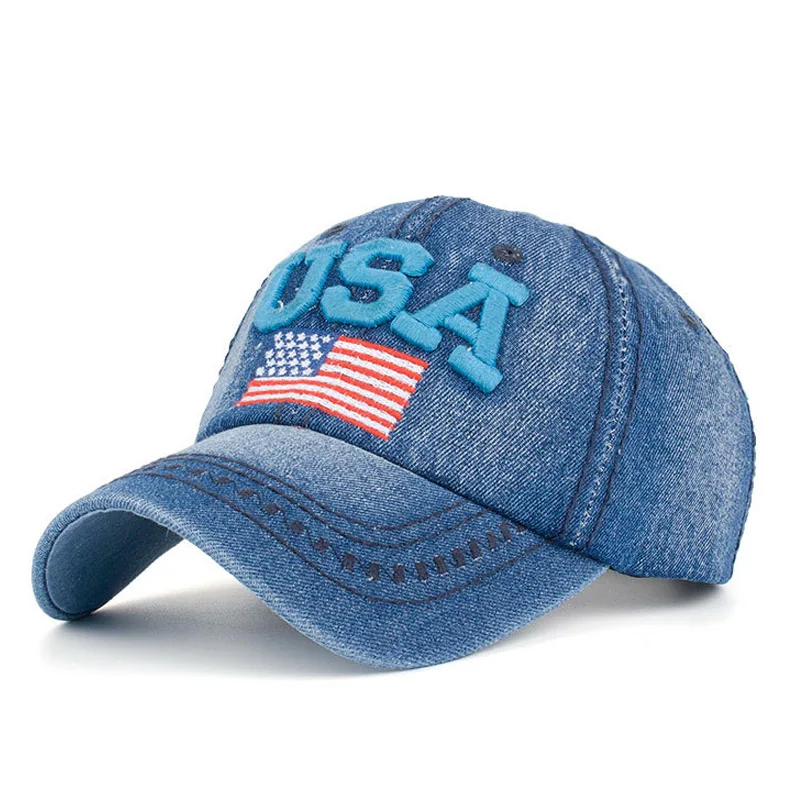 De la bandera americana del patrón Gorra de béisbol de los hombres de ocio al aire libre de EE. UU. Carta decoración de sombreros y gorras Gorra de Baseball De la bandera americana del patrón Gorra de béisbol de los hombres de ocio al aire libre de EE. UU. Carta decoración de sombreros y gorras Gorra de Baseball