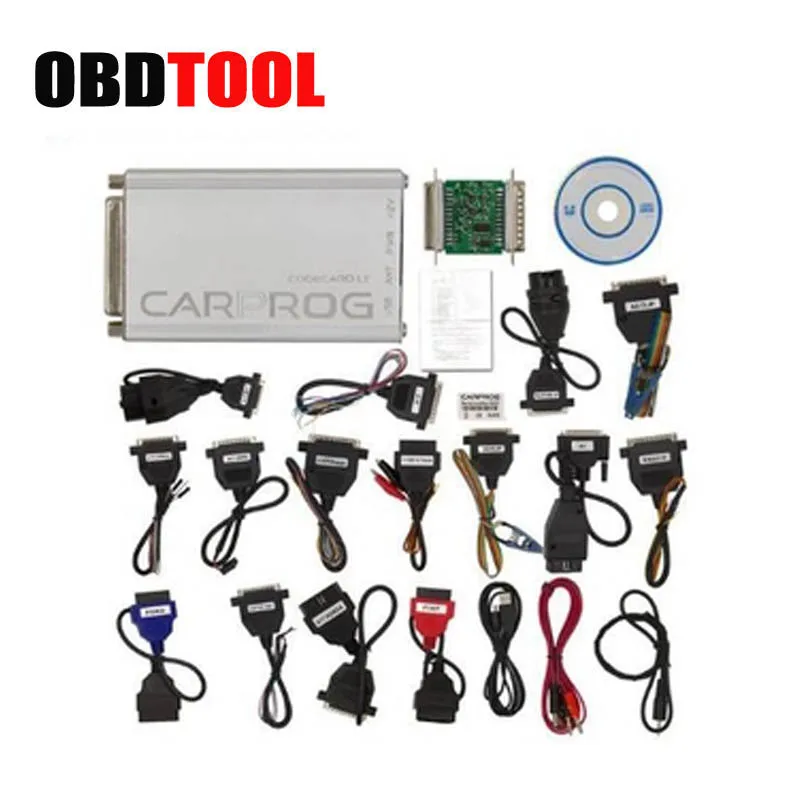 

Latest CARPROG FULL V10.93 Programmer CAR PROG 21 Adapters Universal Car Repair Tool For Airbag/Radio/Dash/IMMO/ECU JC10