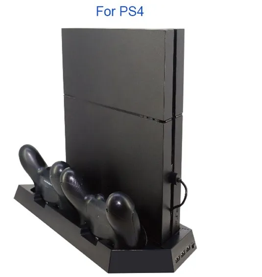 Вертикальная док станция с двойным зарядным устройством охлаждающий вентилятор