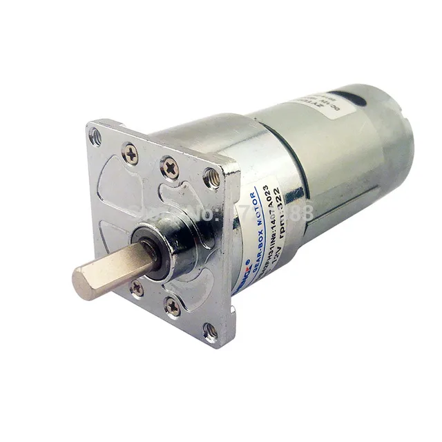 Best Offers ZGB42FH DC 12V 24V 42mm 15/19/60/120/150/322RPM Square Gear motor Large torque ECCenter shaft