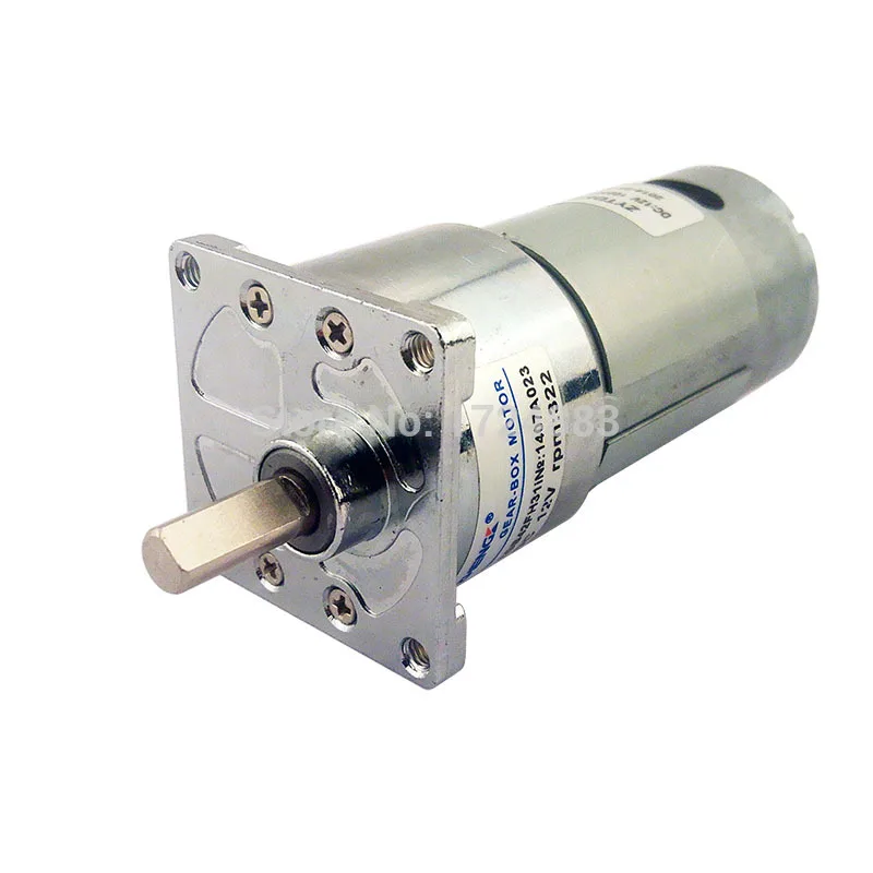 ZGB42FH DC 12V 24V 42mm 15/19/60/120/150/322RPM квадратный в форме шестерни двигатель с большим
