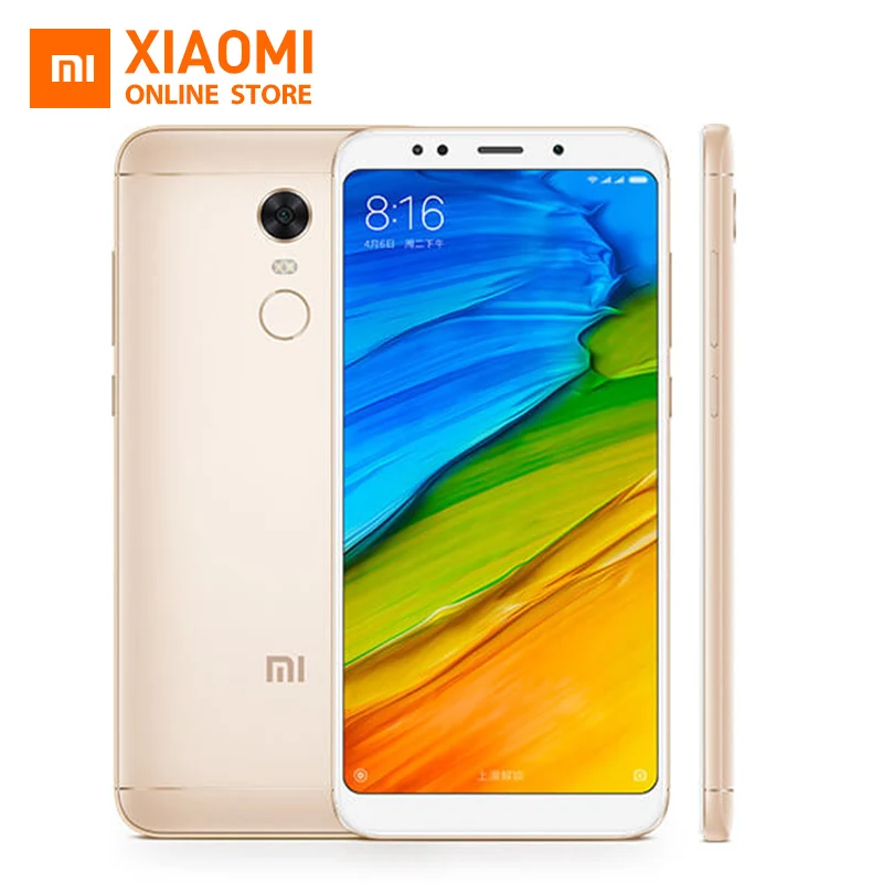 Оригинальный Xiaomi Redmi 5 плюс телефона Redmi5 18:9 Экран Дисплей 4 ГБ 64 Snapdragon 625 Octa Core 4000