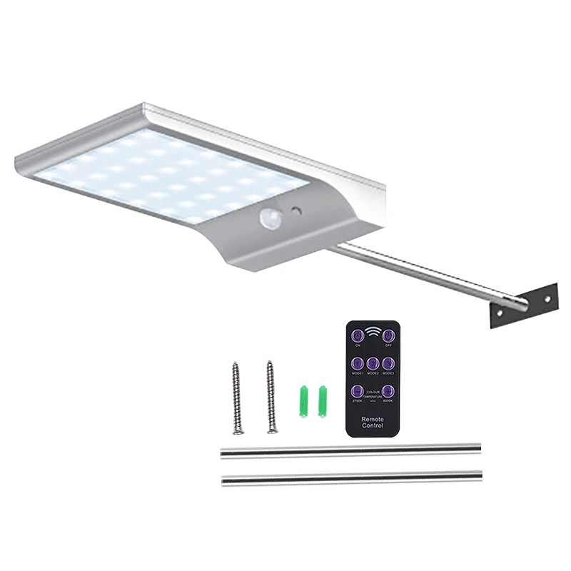 48 Led Solar Lights Color Adjustable Three Modes Waterproof Outdoor Garden White | Лампы и освещение