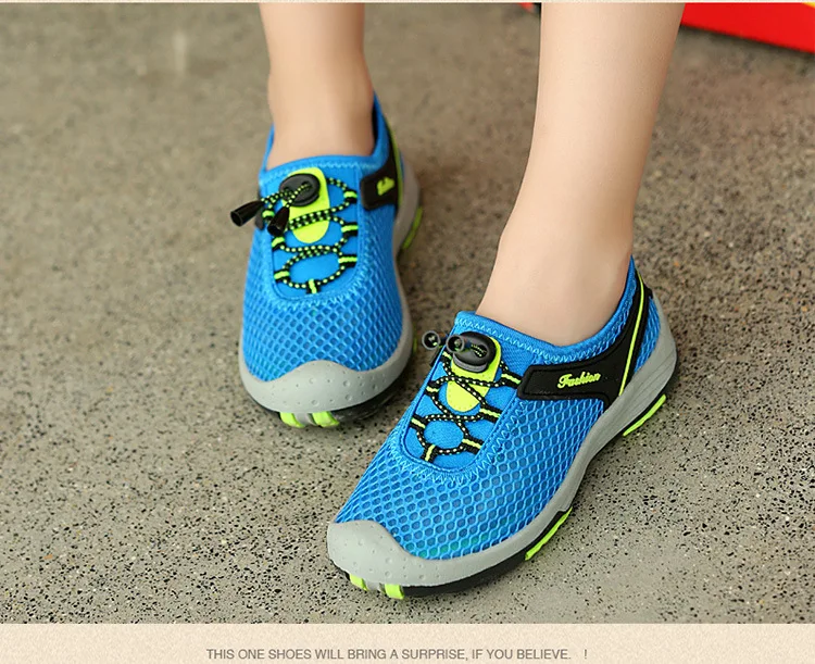 Детская дышащая повседневная обувь из сетчатого материала; нескользящая спортивная обувь с эластичным ремешком для мальчиков; детская летняя пляжная быстросохнущая обувь; AA51356