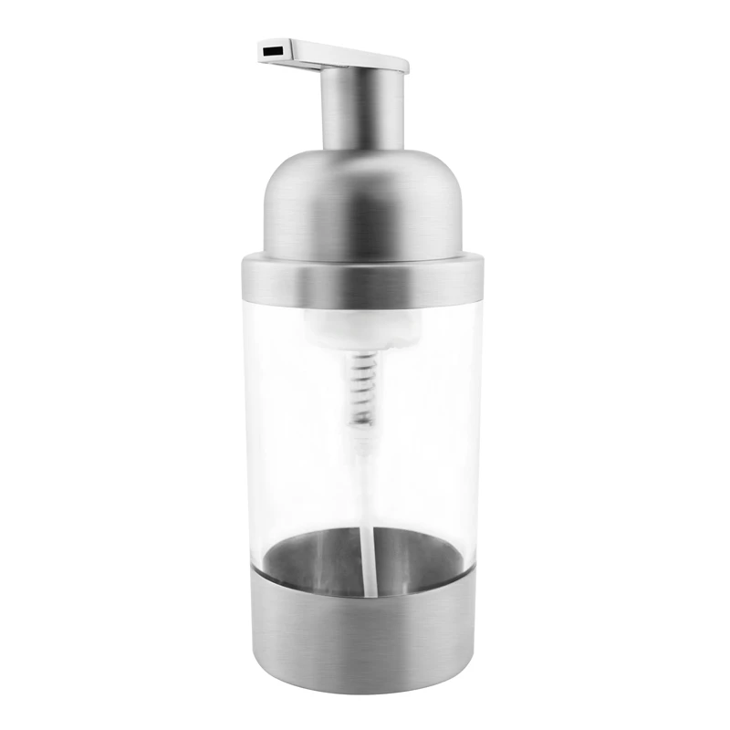 Stainless Steel Countertop Foaming Soap Dispenser Satin Finish Stainless Steel Countertop Foaming Soap Dispenser Satin Finish Plastic Pump Head In Liquid Dispensers From Home Improvement On Aliexpress