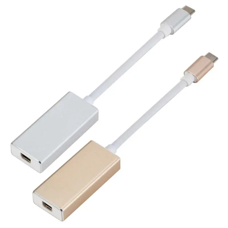 Тип C к Мини адаптер портов дисплея USB C к Мини DP кабель USB 3,1 USB C к Мини дисплейный Порт Thunderbolt 3 тип-c к Мини DP