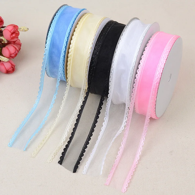 

20 Yards/Roll Colorful Embossed Belt Home Wedding Decoration Crafts Bordure Clothing Sewing Accessories Gift Wrapping Ribbons