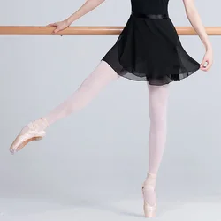 Adult Chiffon Ballet Dance Tutu Skirt Women Girls Gymnastics Wrap Skirt Training Ballet Skirts Adult Chiffon Ballet Dance Tutu Skirt Women Girls Gymnastics Wrap Skirt Training Ballet Skirts