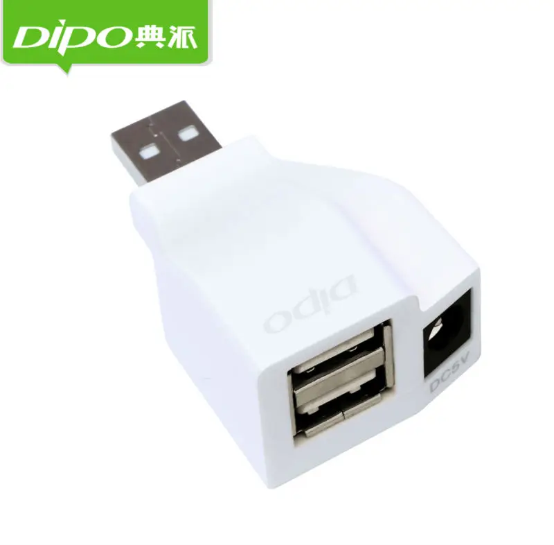 Vysokorychlostní 2 porty DIPO Rozbočovač USB 2.0 USB 2.0 s rozšířením na 15m adaptér USB Splitter