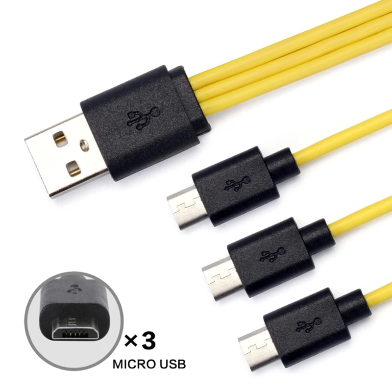 

2/3/4 in 1 Micro USB Charging Cable for Rechargeable Battery for Samsung for Xiaomi for HTC