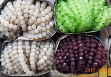 Sale 8MM 70 piece/lot Round Glass Stand Beads Faceted Crystal Spacer Loose Bead Jewelry Making Free Shipping