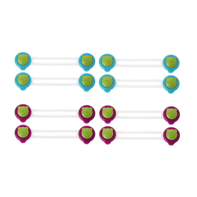 4 шт./лот Пластик Блокировка от детей защиты безопасности ребенка для безопасности окно блокировки детей блокировки дверей замок для
