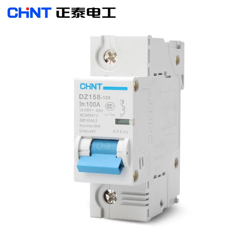 CHINT High Current MCB Dz158-125 Range 1 Pole 63a Circuit Breaker 10ka for sale online