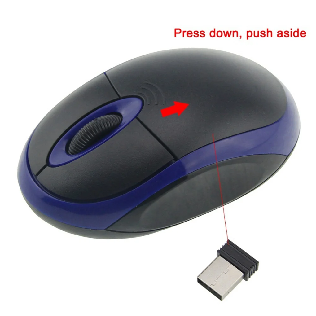 USB приемник Мини Беспроводная оптическая мышь 2 4 ГГц красочные Беспроводной Мышь