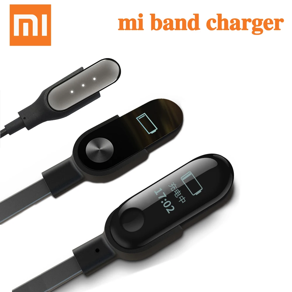 Оригинальное заводское зарядное устройство для Xiaomi mi band 1 mi Band 2 mi band 3 зарядный кабель позолоченная Зарядка для mi band 12 3 кабель