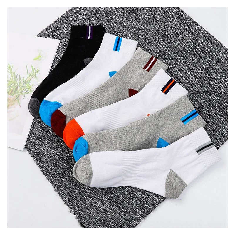 1 пара, мужские спортивные носки, женские утолщенные хлопковые Дышащие носки, нескользящие носки для бега, велоспорта, тенниса, баскетбола