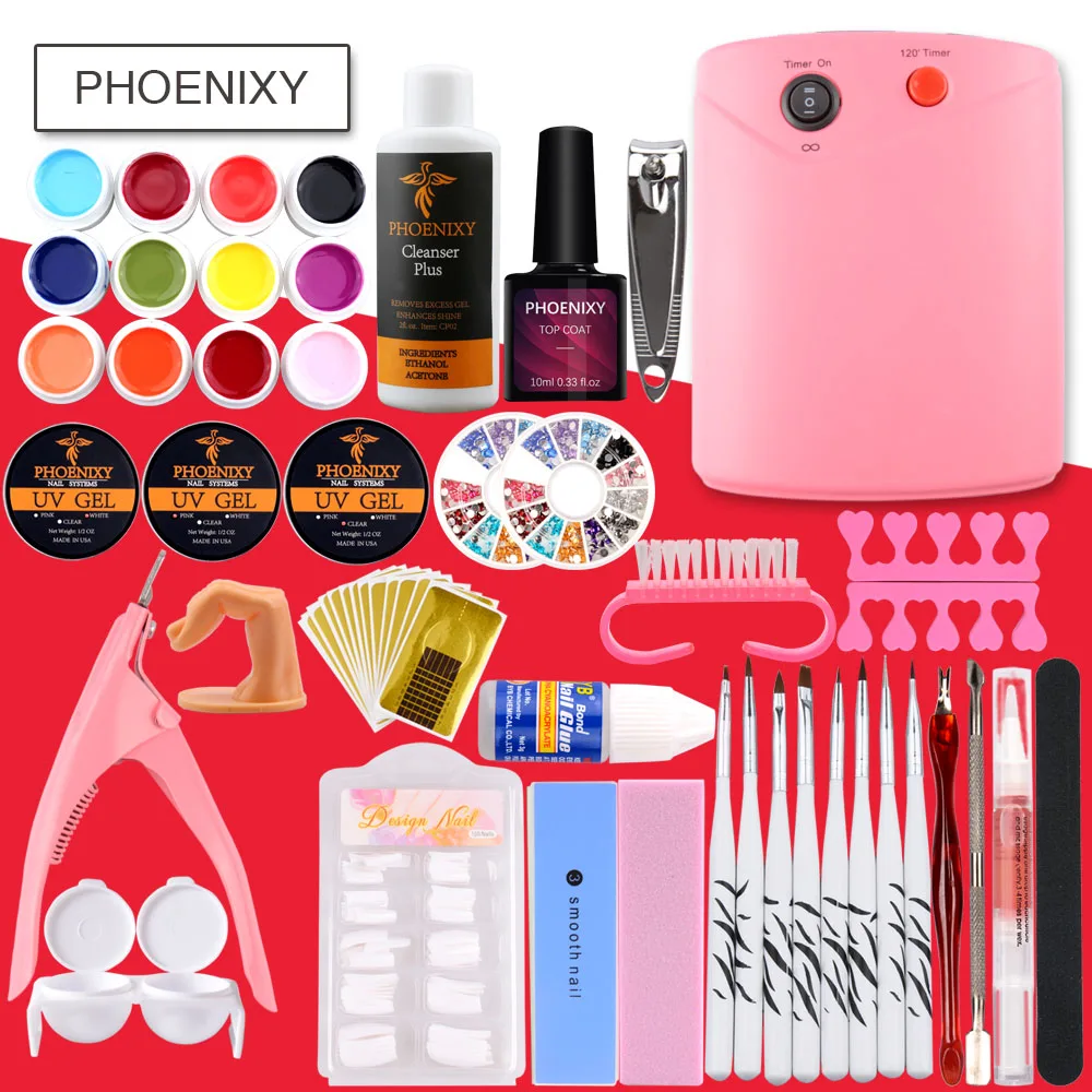 UV Gel Kit Manicure Set 36W UV lamp for Nail Dryer UV Gel Nail Polish
