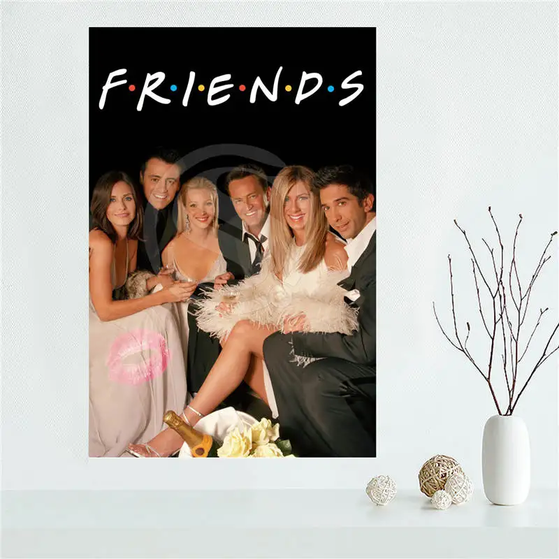 Y530L36 Custom friends Canvas Painting Wall Silk Poster cloth print DIY