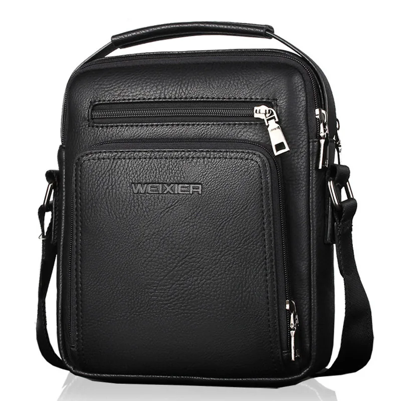 Brand PU Leather Designer Handbags Crossbody Bag Shoulder Men Messenger Bags Small Casual Man ...