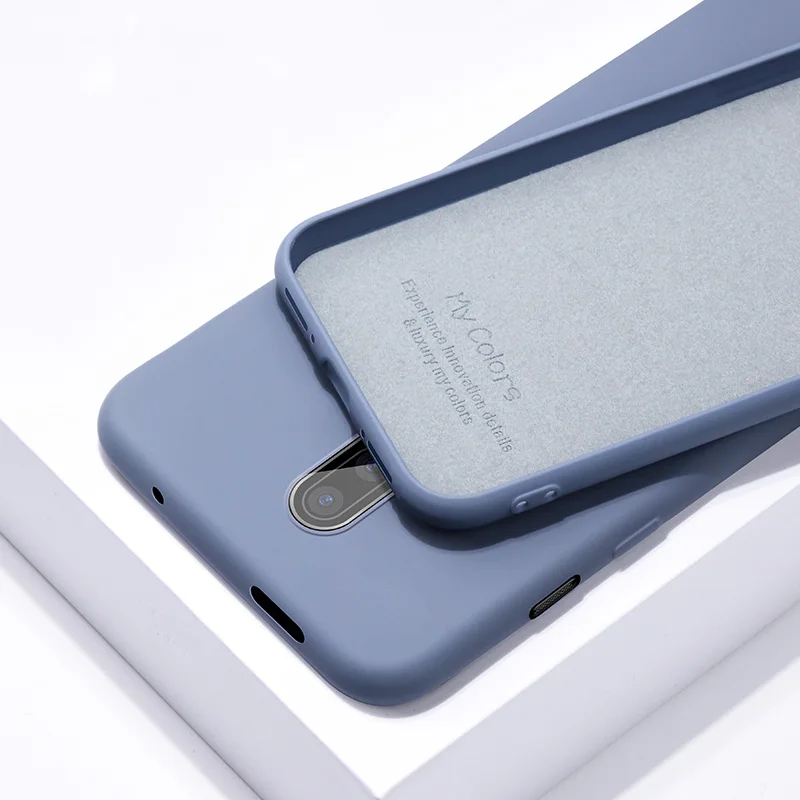 

For Oneplus 7 Pro Case Cover Original Liquid Silicone Phone Case For One Plus 7 Pro 6 6t Cover Case Silicone Soft Cases Coque