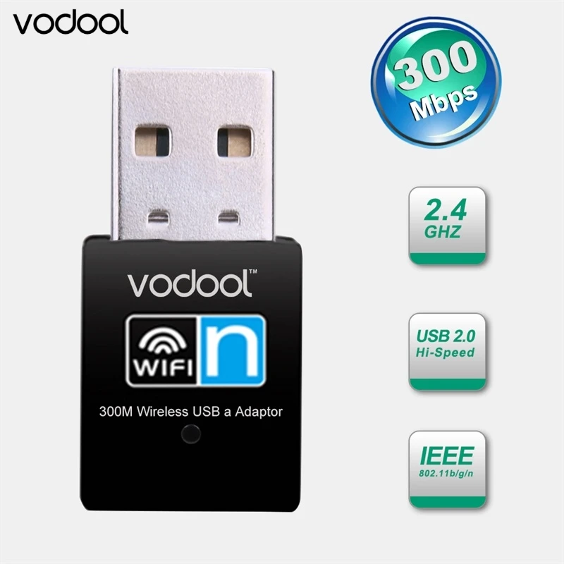 Mini USB 2.0 Realtek 8192EUS 300Mbps Wifi Wireless Lan Network Adapter 300m Wireless