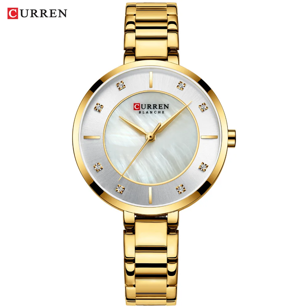 

CURREN Women Watches Luxury Fashion Lady Watch Stainless Steel Dress Women Watch Quartz Wrist Watch Feminino Montre Femme Curren