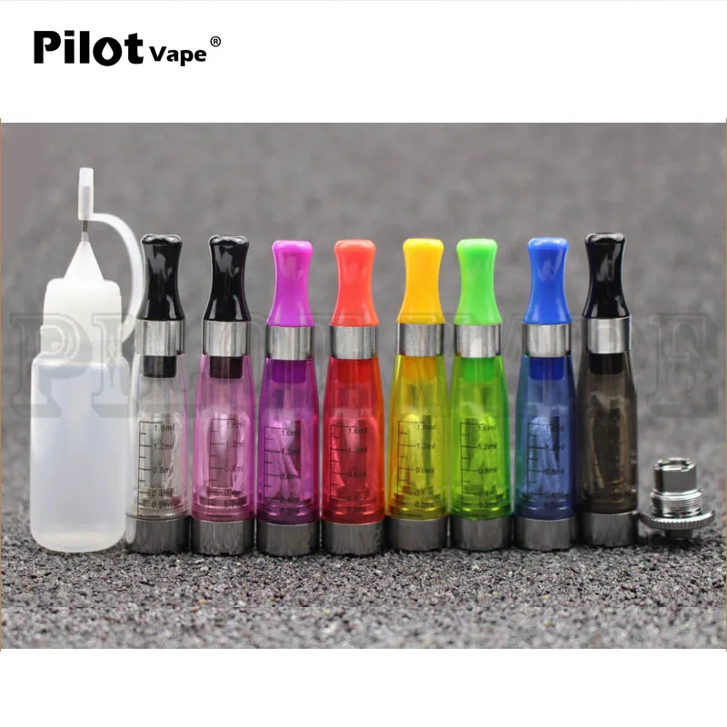 

Pilot VAPE CE4 Kit Clearomizer 1.6ml Ego CE4+10ml E Liquid Oil Bottle+510 Connector CE4 Vaporizer E cigarette Atomizer kit