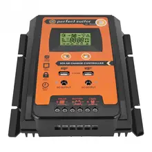 12V/24V 30A 50A 70A Solar Charge Controller Solar Panel Battery Regulator Dual USB LCD Display With User Manual New