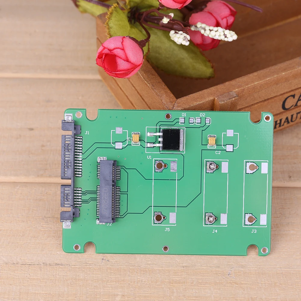 

1pc SSD mSATA To 2.5 inch SATA 3 Adapter Converter Card with 2.5 inch Case Mini Size Connector