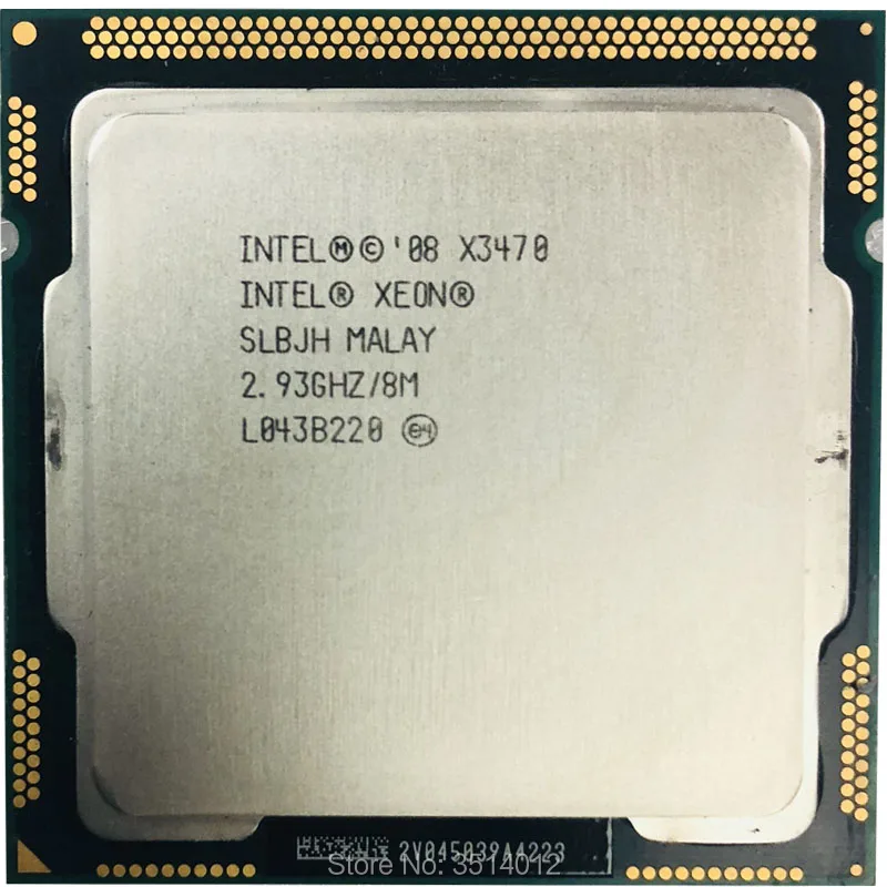 

Intel Xeon X3470 2.933 GHz Quad-Core CPU Processor 95W 8M LGA 1156