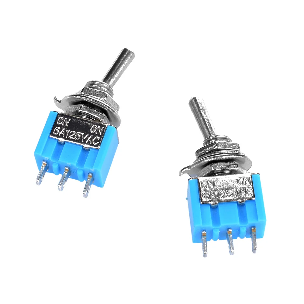 

Miniature Small Mini Toggle Switch MTS102 Three-step two-step wave switch Swing switch