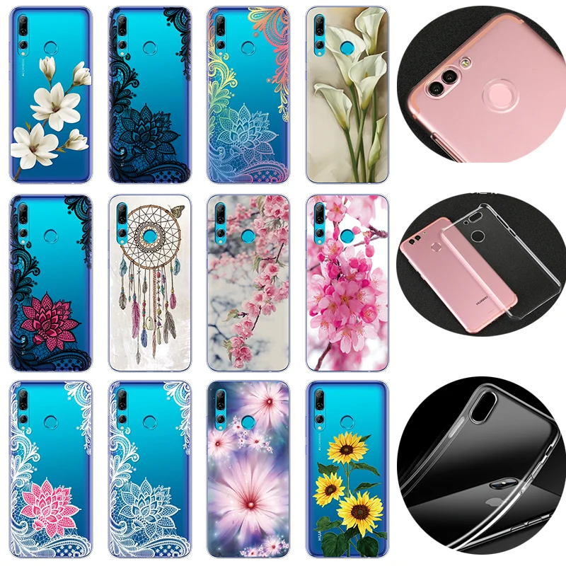 

Mandala Sexy Lace Floral Silicone Case For Huawei P Smart Plus 2019 Fundas TPU Flowers Covers For Huawei P Smart P Smart Z Coque