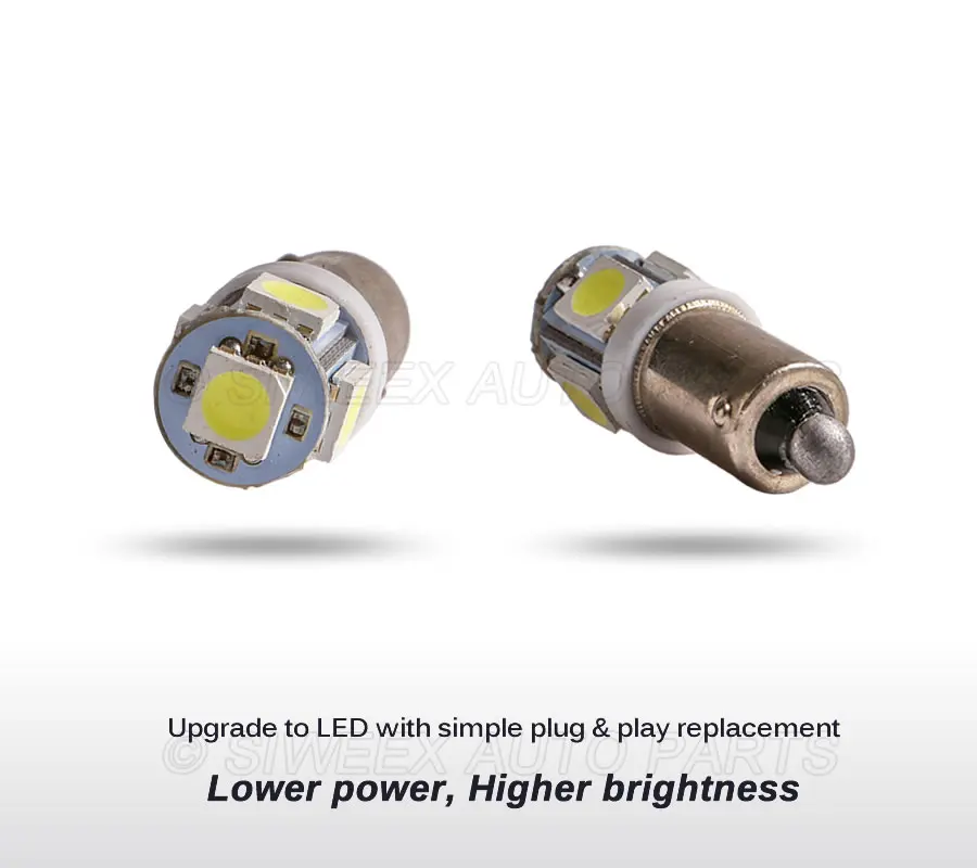 2 шт. автомобисветодиодный светодиодные лампы T4W BA9S 5 SMD 5050 12 В|Сигнальная лампа| |