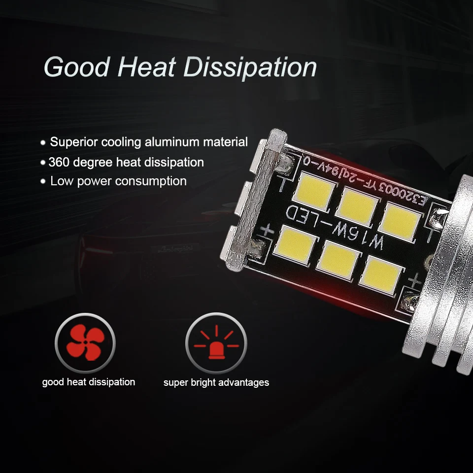 Anmingpu 2x сигнальные лампы 1157 светодиодный Bay15d P21/5 Вт 2835SMD 1156 BA15S P21W BAU15S PY21W