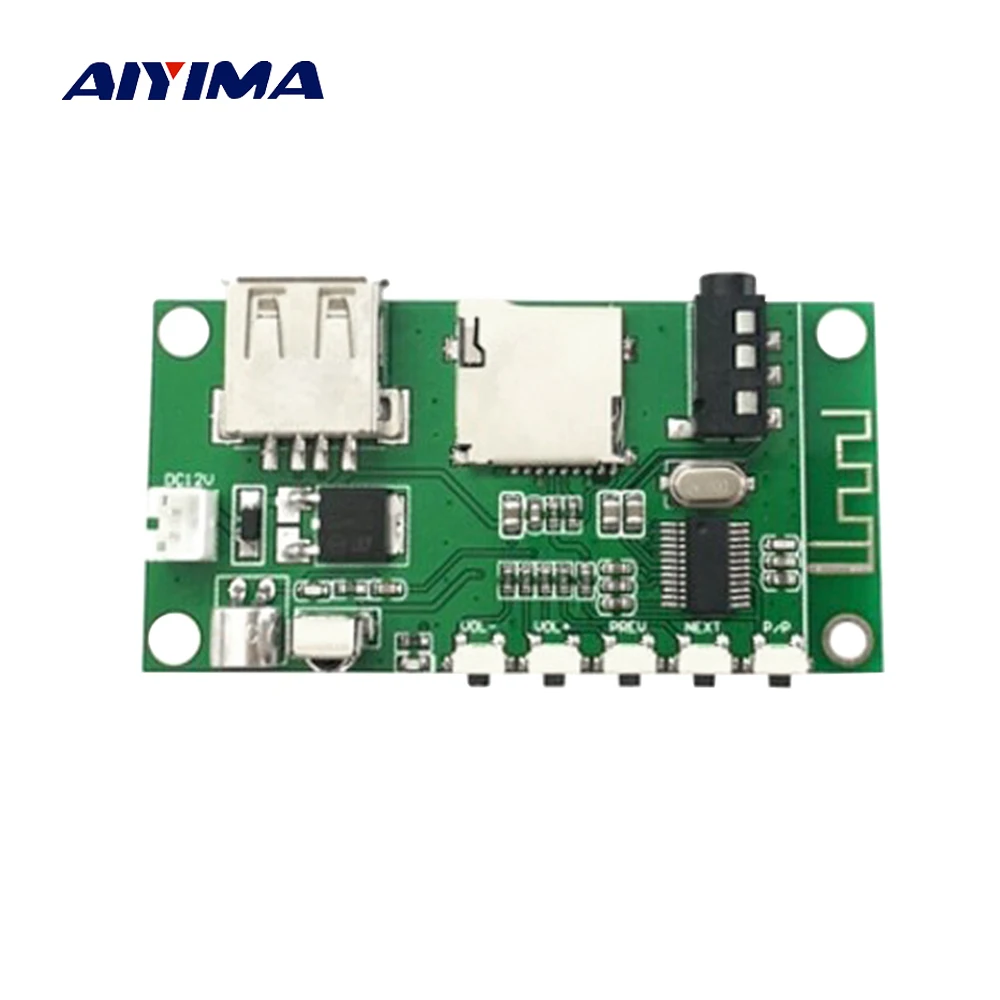 

Aiyima Wireless Bluetooth 4.2 Audio Receiver Board Lossless MP3 Decoder Board Support WMA WAV FLAC