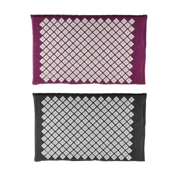 

Spiky Acupressure Massage Mat Muscle Stress Relief Acupuncture Pad Black Purple