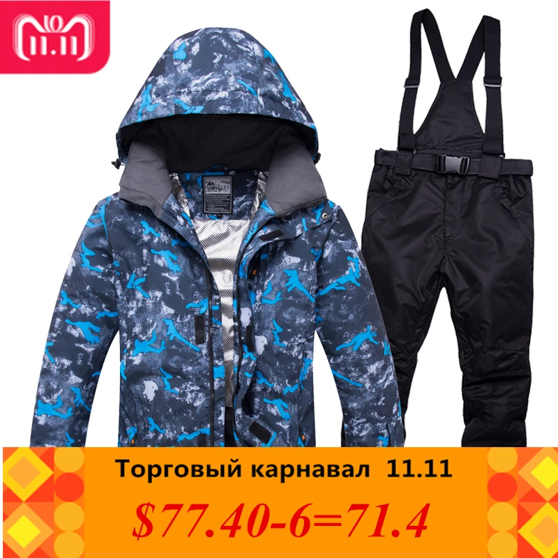 Free Shipping 2018 Skiing Warm Jacket +Pants Men's Winter Outdoor Breathable Double Board Ski Wear Windproof Male Ski Suit Free Shipping 2018 Skiing Warm Jacket +Pants Men's Winter Outdoor Breathable Double Board Ski Wear Windproof Male Ski Suit
