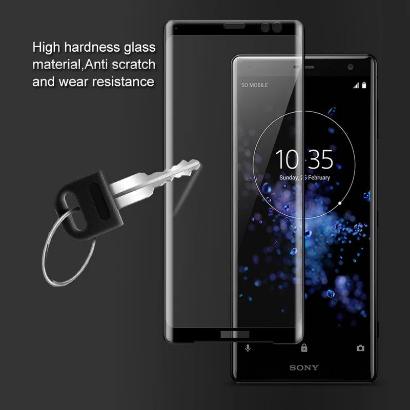 NOWAL 6D защитный чехол с полным покрытием для sony Xperia XZ3 XZ2 Premium XZ XZS XZ1 Compact XA XA1 Plus XA2 Ultra