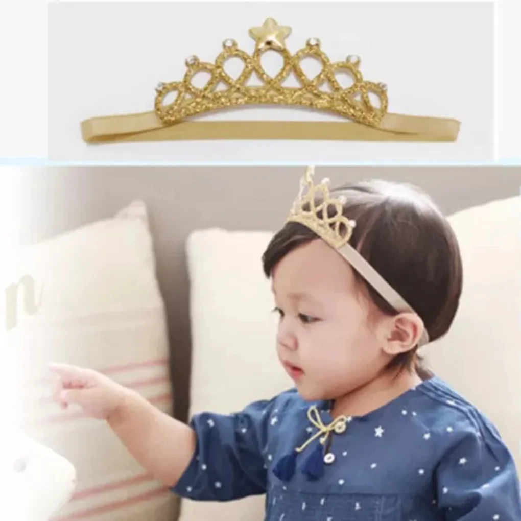 

Brand New Lovely Summer Soft Baby Boys Girls Shinning Headbands Kids Toddler Rhinestone Crystal Headbands Hair Accessories