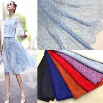 

150*150cm Thin&Light Hollow Flower Tassel Lace Cloth Guipure Lace Fabric For Apparel Sewing Wedding dress Diy Doll