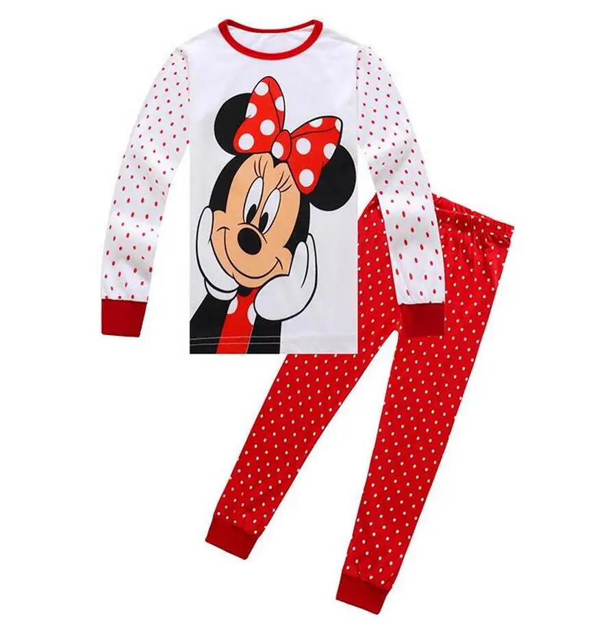 Новая распродажа, Осенние пижамные комплекты для маленьких девочек, спортивный костюм, футболка с длинными рукавами+ штаны, Детские комплекты одежды HUR314 - Цвет: model 13