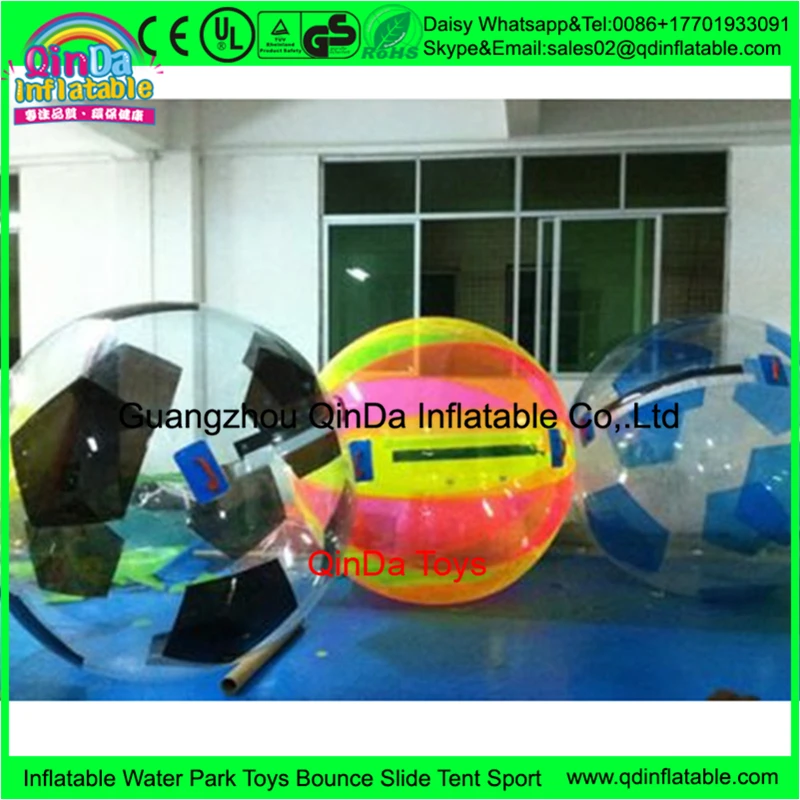 

Football shape water walking ball 2 M dimater,water bubble zorb ball,Inflatable Water Rolling Ball with CE certification