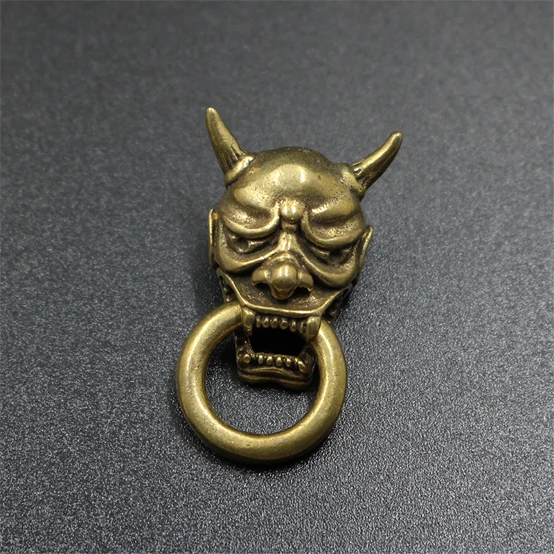 

1PC Creative Devil Brass EDC Screw Buckle Belt Bracelet Leather Belt Bracelet Bag Wallet Decorative Accessories Buckle Pendant