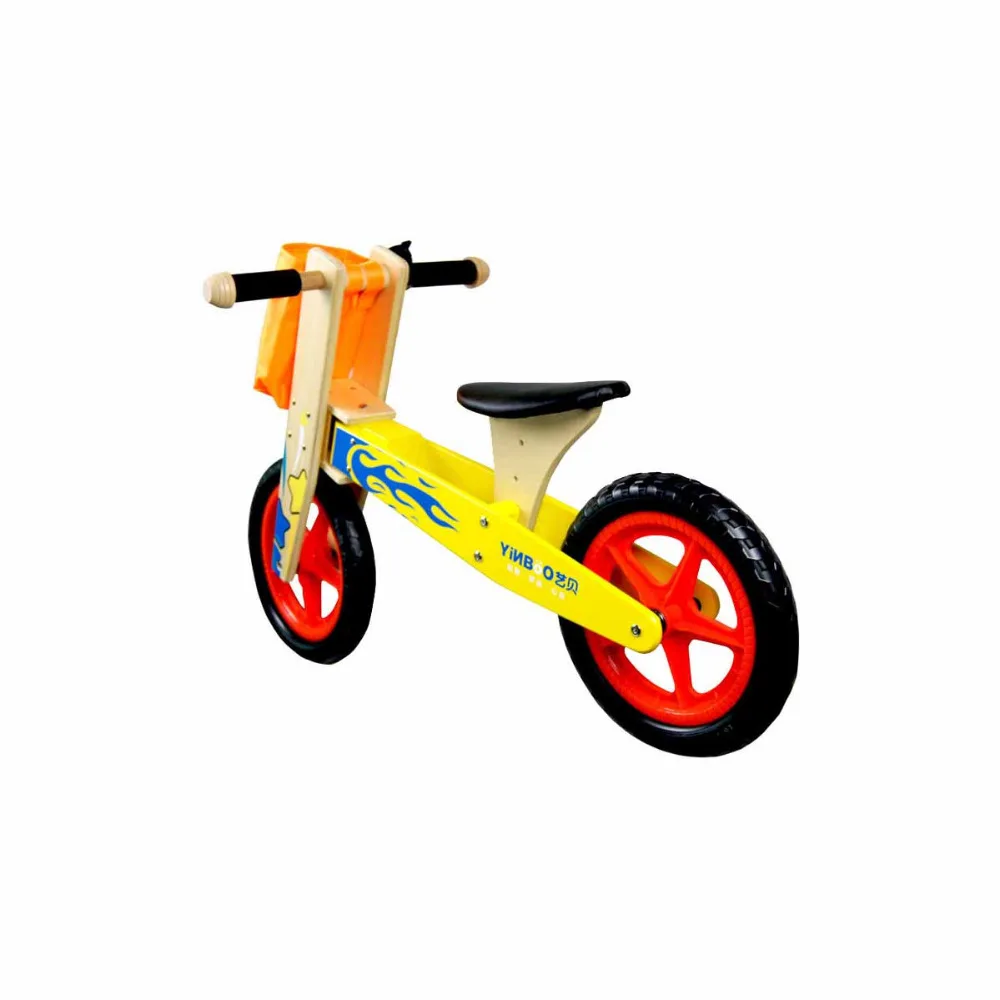 Мини деревянная езда на балансе велосипед без педали Push велосипед Прогулочные кроссовки открытый игрушка для детей