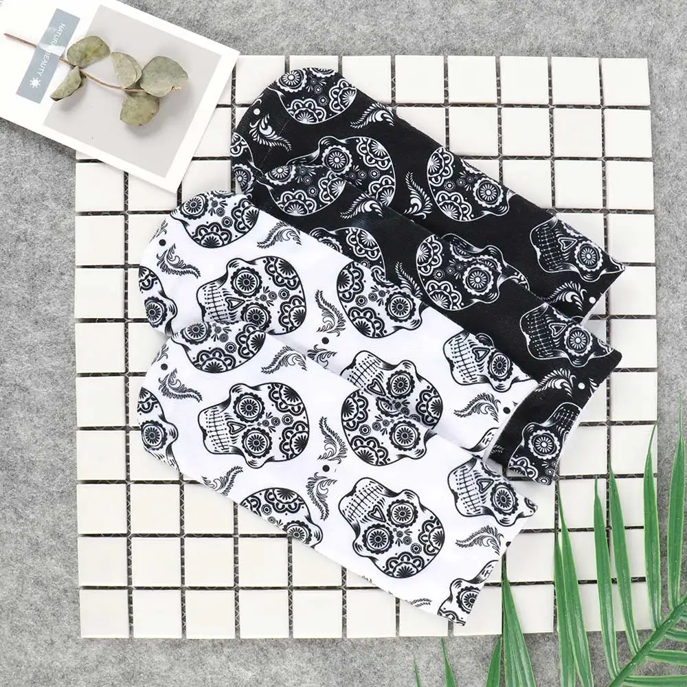 

1Pair Skull Print Ankle Socks 3D Printing Fashion Unisex Christmas Female Funny Low Ankle for Women Men Short Socks