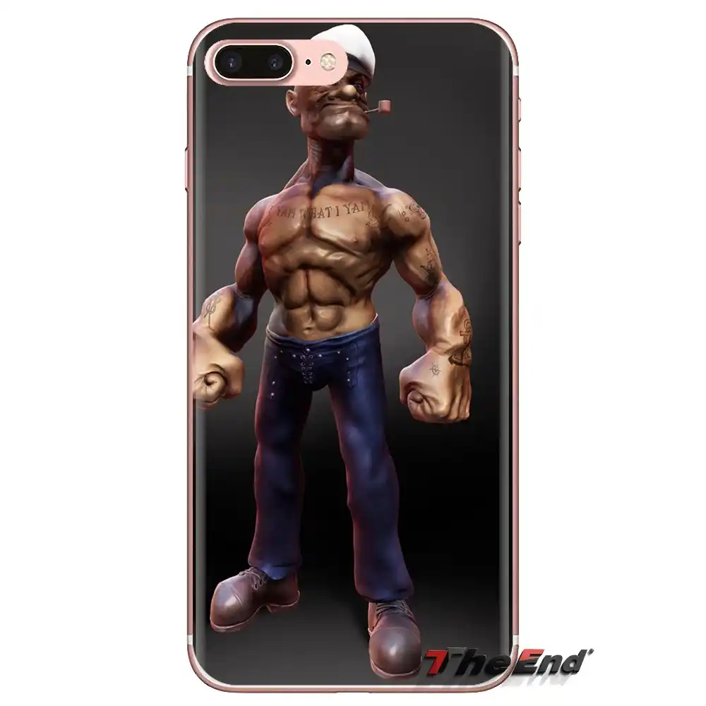 Transparent Tpu Cover Bag Popeye The Sailor Man Wallpapers For Ipod Touch Apple Iphone 4 4s 5 5s Se 5c 6 6s 7 8 X Xr Xs Plus Max Aliexpress